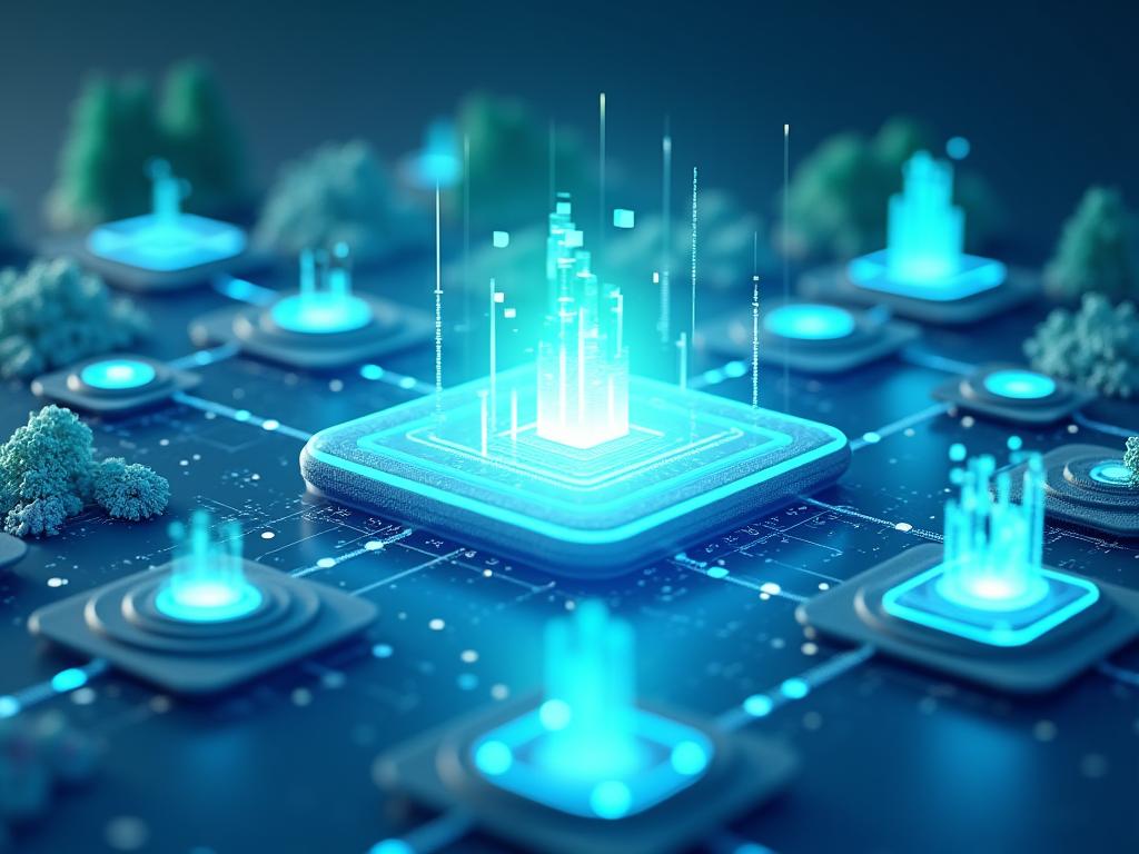 Illustration d'un écosystème d'apprentissage numérique interactif